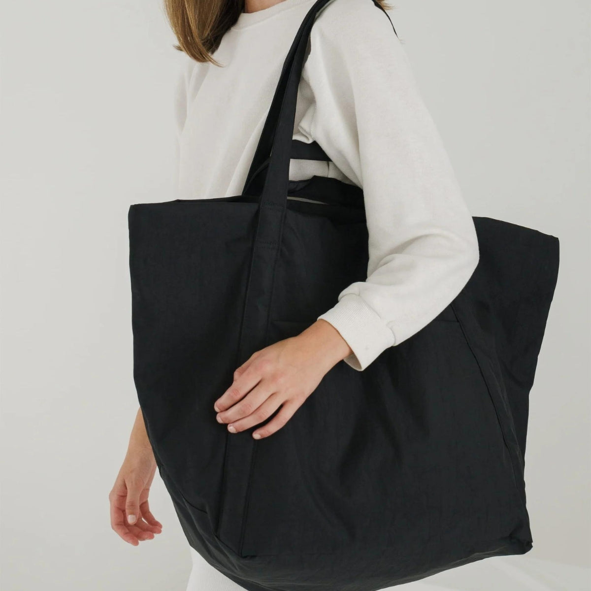 Baggu oversized leather tote online