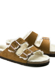 Birkenstock Arizona Shearling in Mink