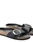 Birkenstock Madrid Big Buckle Cuir huilé pour femme (largeur étroite) 