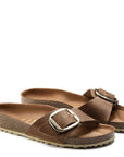 Birkenstock Madrid Big Buckle Cuir huilé pour femme (largeur étroite) 