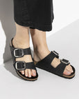 Birkenstock Arizona Big Buckle Cuir huilé pour femme (largeur étroite) 