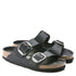 Birkenstock Women&#39;s Arizona Big Buckle Oiled Leather in Black (Narrow Width)