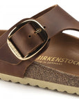 Birkenstock Gizeh Big Buckle Cuir pour femme