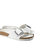 Birkenstock Madrid Big Buckle Cuir pour femme (largeur étroite) 