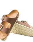 Birkenstock Arizona Big Buckle Cuir huilé pour femme (largeur étroite) 