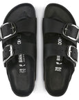 Birkenstock Women's Arizona Big Buckle Oiled Leather in Black (Narrow Width)