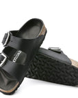 Birkenstock Women's Arizona Big Buckle Oiled Leather in Black (Narrow Width)