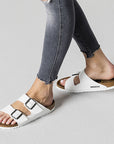 Birkenstock Arizona Birko-Flor in White