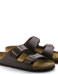 Birkenstock Arizona Birko-Flor in Dark Brown