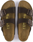 Birkenstock Arizona Birko-Flor in Dark Brown