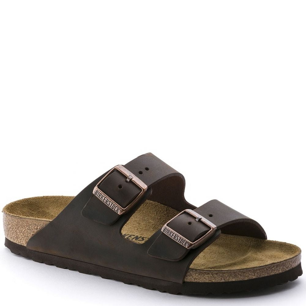 Birkenstock Arizona Cuir Huilé (Largeur Étroite)