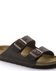 Birkenstock Arizona Cuir Huilé (Largeur Étroite)