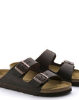 Birkenstock Arizona Cuir Huilé (Largeur Étroite)