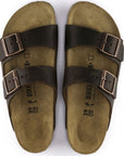 Birkenstock Arizona Cuir Huilé (Largeur Étroite)