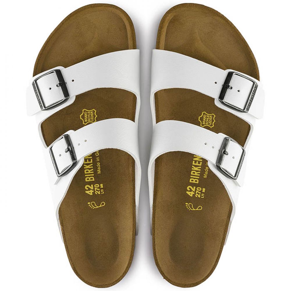 Birkenstock Arizona Birko-Flor in White