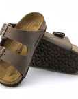 Birkenstock Kids Arizona Birkibuc in Mocha (Narrow Width)