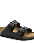 Birkenstock Kids Arizona Birko-Flor in Black (Narrow Width)