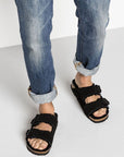 Birkenstock Arizona Shearling in Black