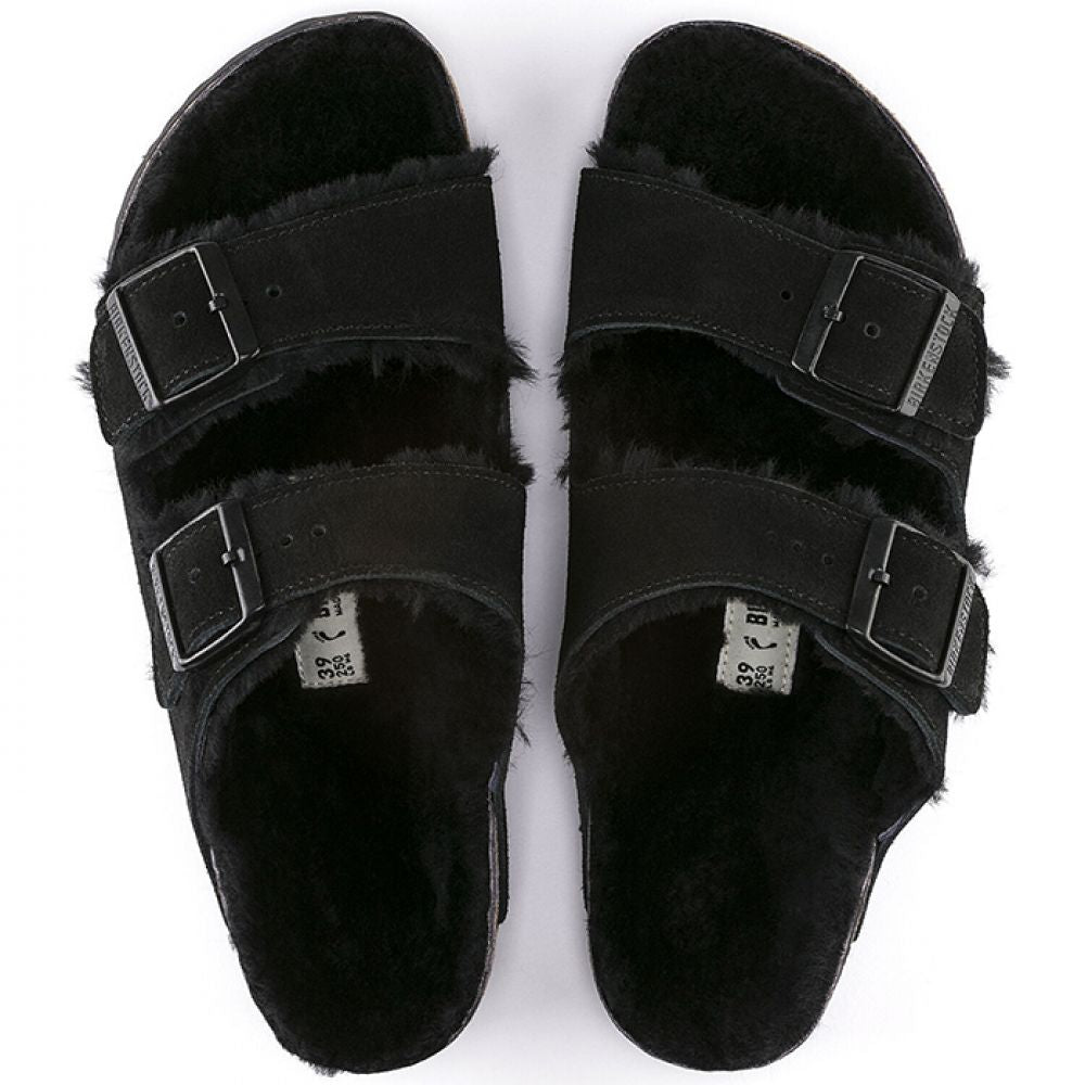 Birkenstock Arizona Shearling in Black