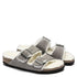 Birkenstock Women&#39;s Arizona Shearling in Stone Coin