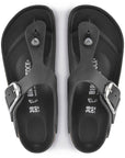 Birkenstock Women's Gizeh Big Buckle Oiled Leather in Black