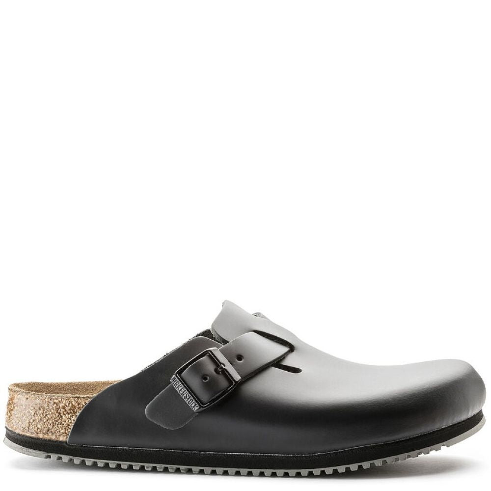 Birkenstock Men&#39;s Boston Super Grip in Black