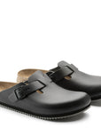 Birkenstock Men's Boston Super Grip in Black