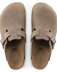 Birkenstock Men's Boston Oiled Leather in Tobacco Brown