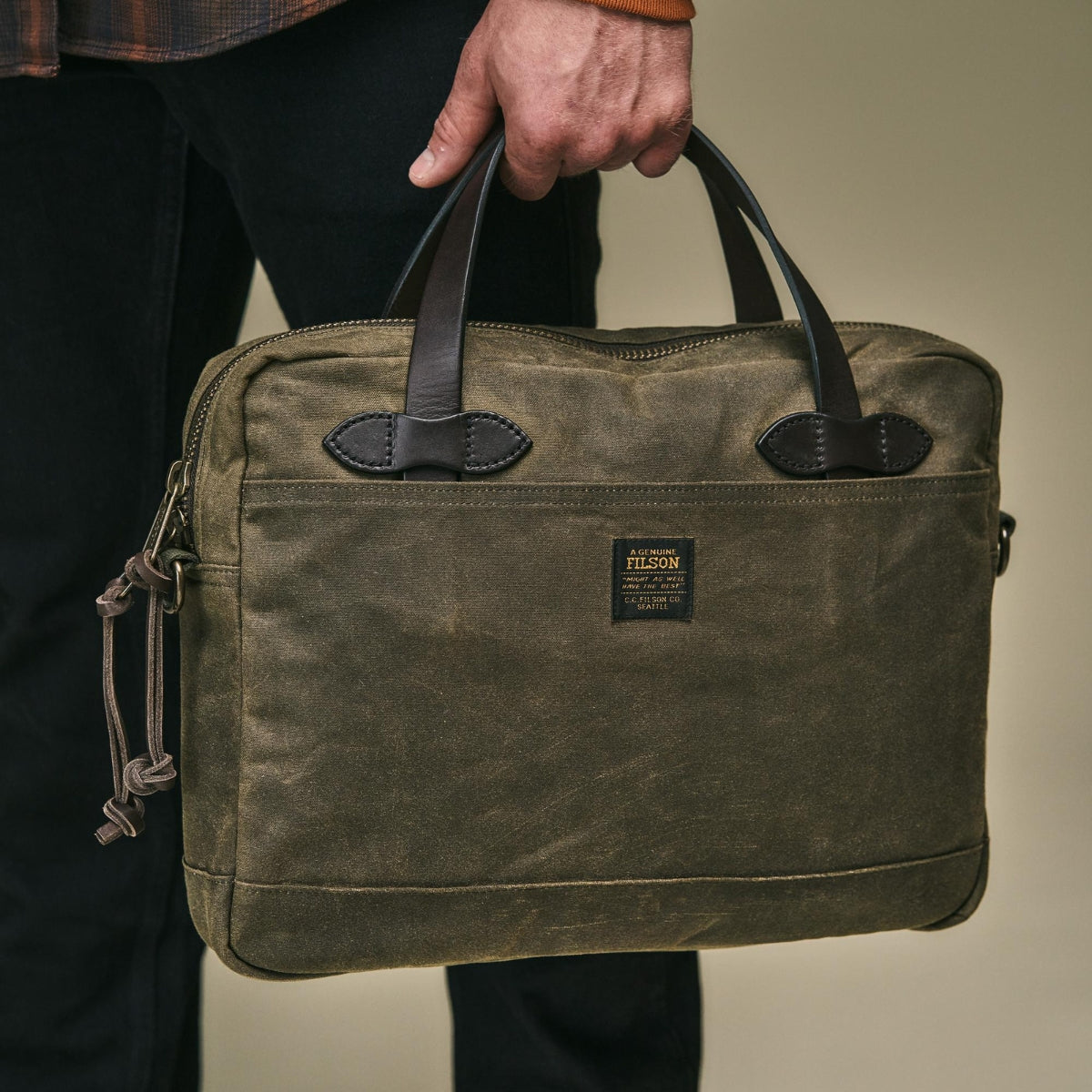 Filson Tin Cloth Compact Briefcase