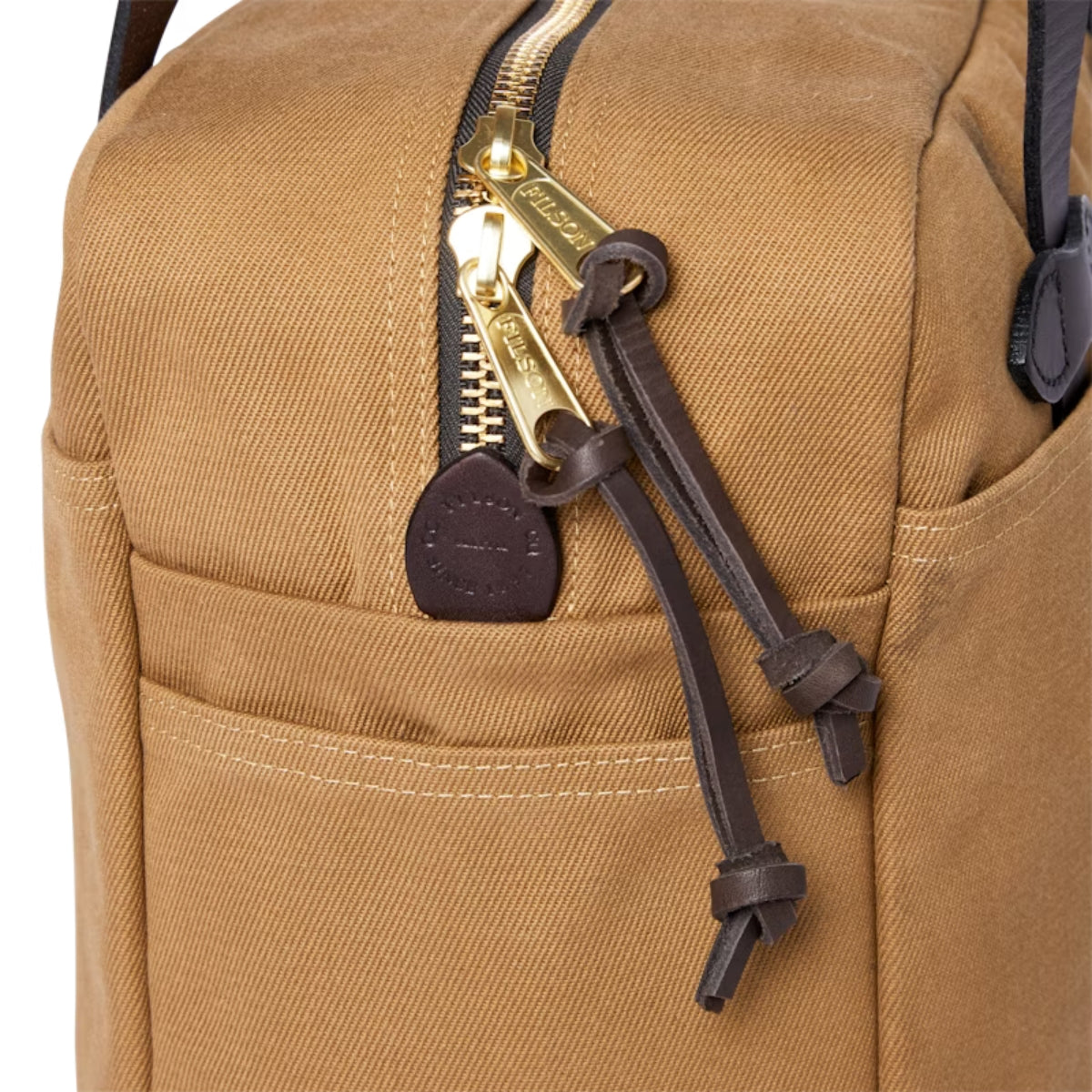 Filson Rugged Twill Tote Bag with Zipper