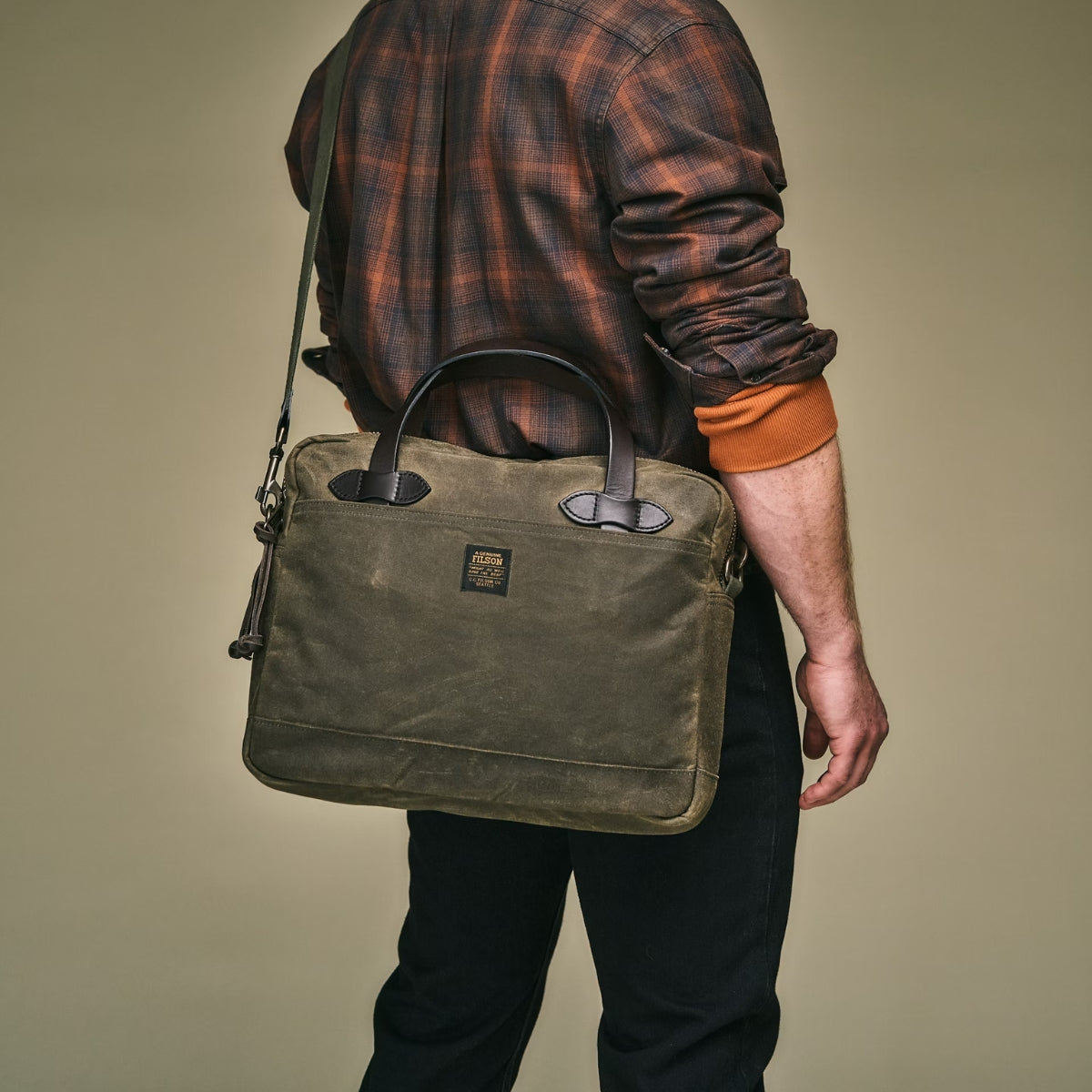 Filson Tin Cloth Compact Briefcase