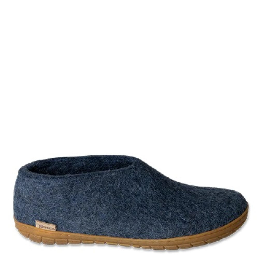 Glerups Shoe Natural Rubber Sole in Denim