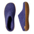 Glerups Open Heel Natural Rubber Sole in Purple