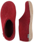 Glerups Shoe Leather Sole in Red