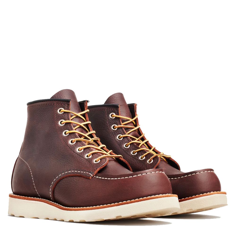 Red Wing Men&#39;s Classic 6 Inch Moc 8138 in Briar Oil Slick