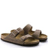 Birkenstock Women&#39;s Arizona Oiled Leather in Tobacco Brown (Narrow Width)