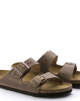 Birkenstock Women's Arizona Oiled Leather in Tobacco Brown (Narrow Width)