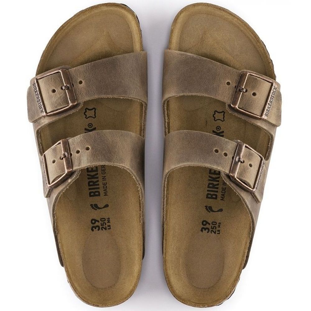 Birkenstock Arizona Cuir Huilé (Largeur Étroite)