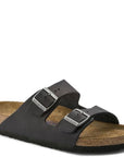 Birkenstock Arizona Softbed Oiled Leather in Black