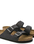 Birkenstock Arizona Softbed Oiled Leather in Black