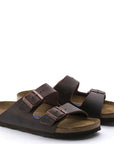 Birkenstock Arizona Softbed Oiled Leather in Habana