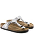 Birkenstock Women&#39;s Gizeh Birko-Flor in Silver