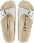 Birkenstock Madrid Birko-Flor in White (Narrow Width)