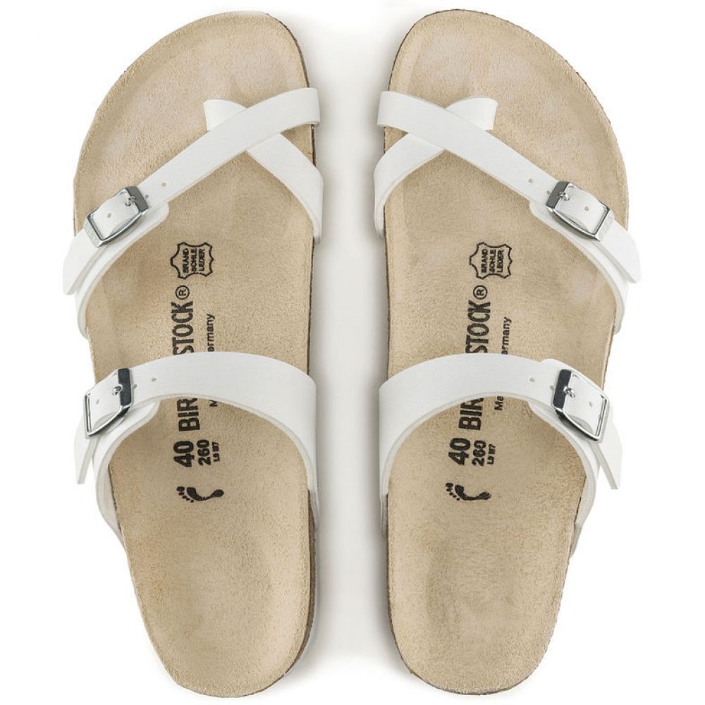 Birkenstock Women&#39;s Mayari Birko-Flor in White