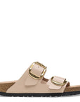 Birkenstock Women's Arizona Big Buckle Natural Leather Patent in New Beige (Narrow WIdth)