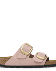 Birkenstock Women's Arizona Big Buckle Nubuck Leather in Soft Pink (Narrow WIdth)