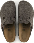 Birkenstock Women's Boston Wool Felt in Cacao (Narrow Width)