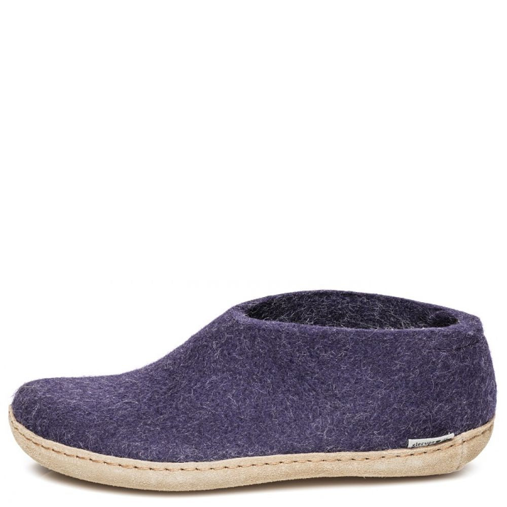 Glerups Women&#39;s Shoe Leather Sole in Purple