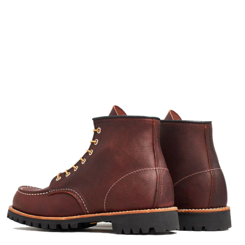 Red Wing Men&#39;s Roughneck 8146 in Briar Oil Slick Leather (D Width)