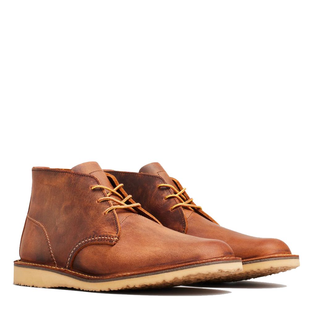 Red Wing Men&#39;s Weekender Chukka 3322 in Copper (D Width)